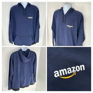 Amazon Employee Hoodie Size 3XL‎ Flex Uniform Zip Pocket Sweatshirt Delivery